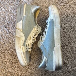 Dolce vita Zina denim & silver sneaker